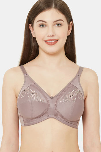 Buy Juliet Single Layered Non Wired Full Coverage Minimiser Bra - Dark Skin